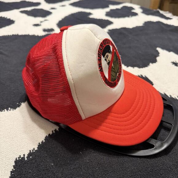 Vintage Arabian Gulf 1991 Saddam Hussein Busters RARE SnapBack Hat Cap OSFA - Picture 2 of 4